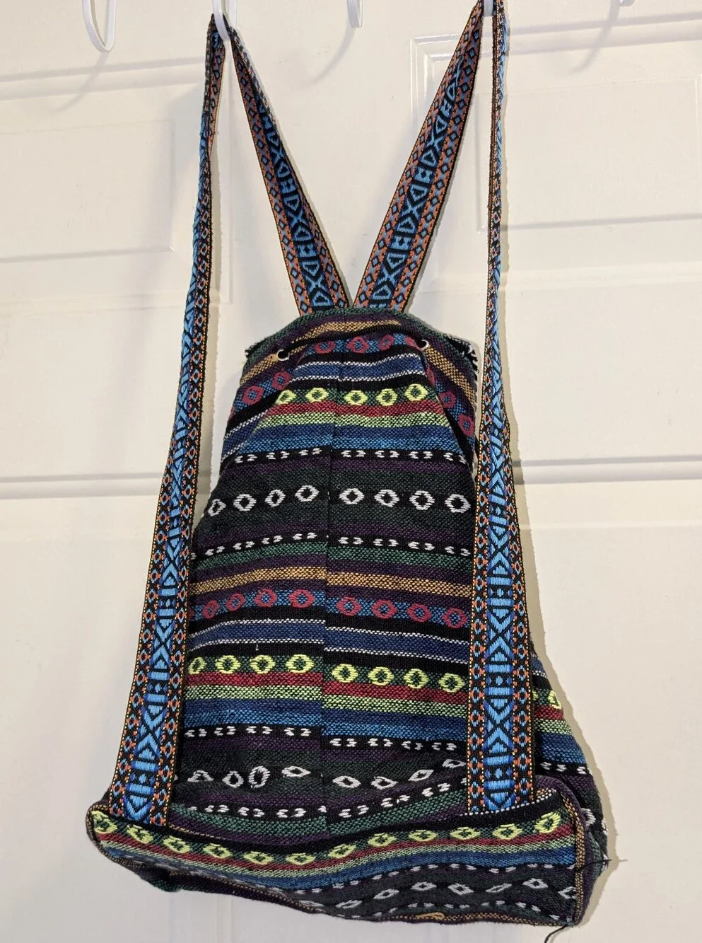 Hand-Embroidered Multicolor Jerusalem Backpack